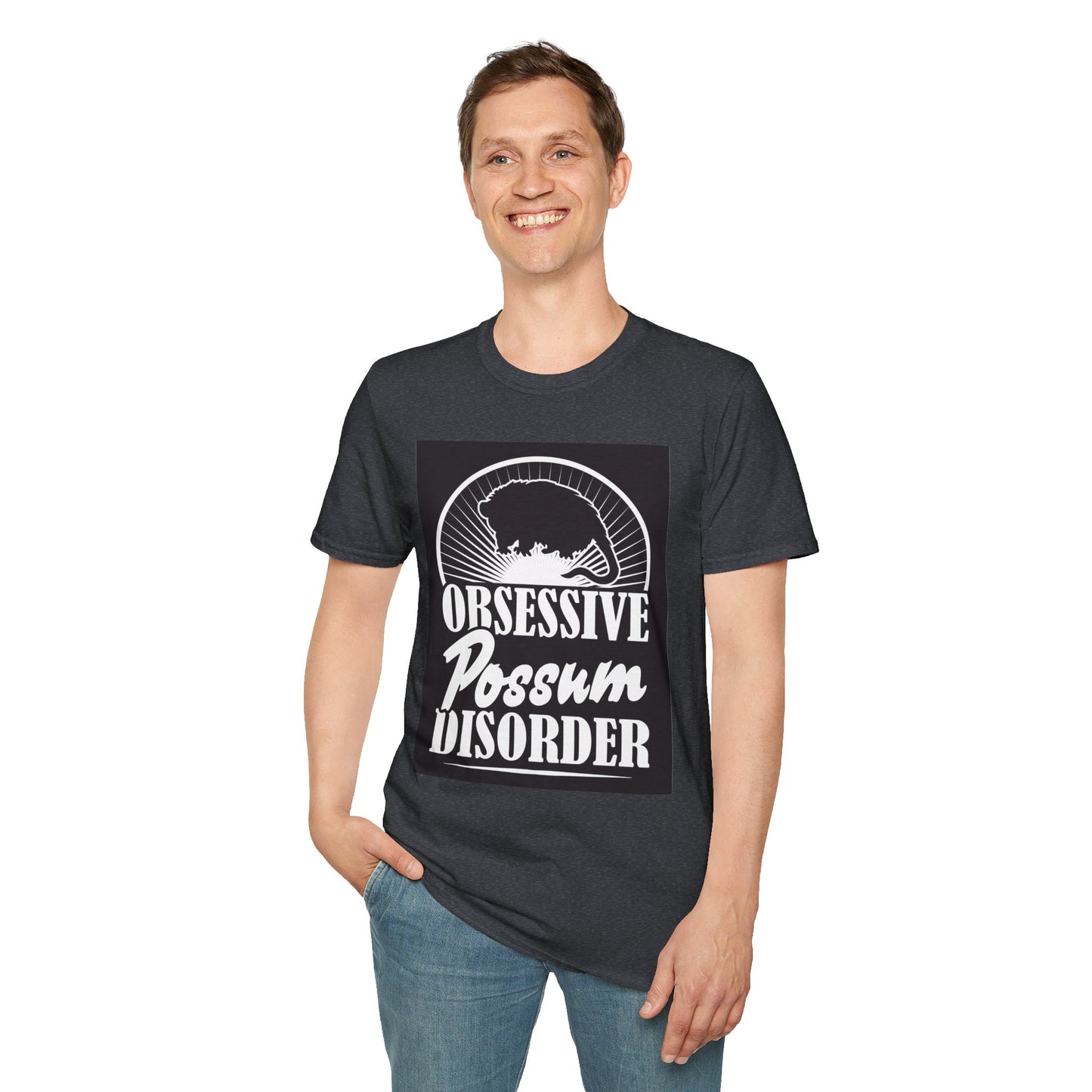 Obsessive Possum Disorder Unisex T-Shirt, Funny Animal Tee, Gift for Possum Lovers, Casual Wear, Unique T-Shirt