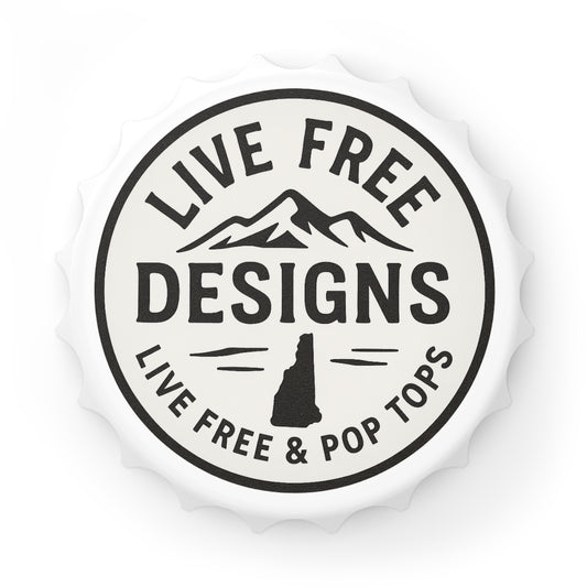 Mountain Live Free Bottle Opener | Unique Gift for Outdoor Lovers, Barware, Kitchen Decor, Camping Essential, Housewarming Gift