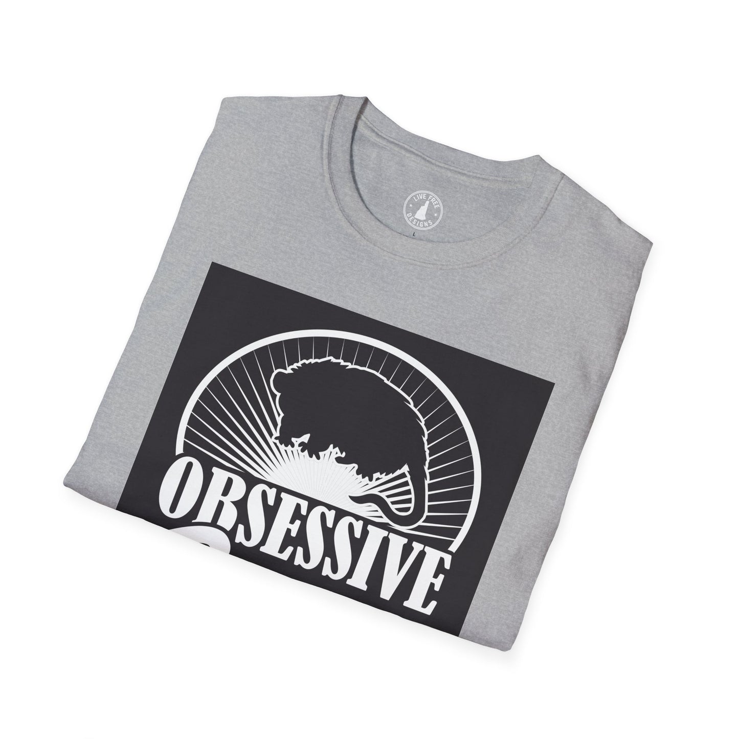 Obsessive Possum Disorder Unisex T-Shirt, Funny Animal Tee, Gift for Possum Lovers, Casual Wear, Unique T-Shirt