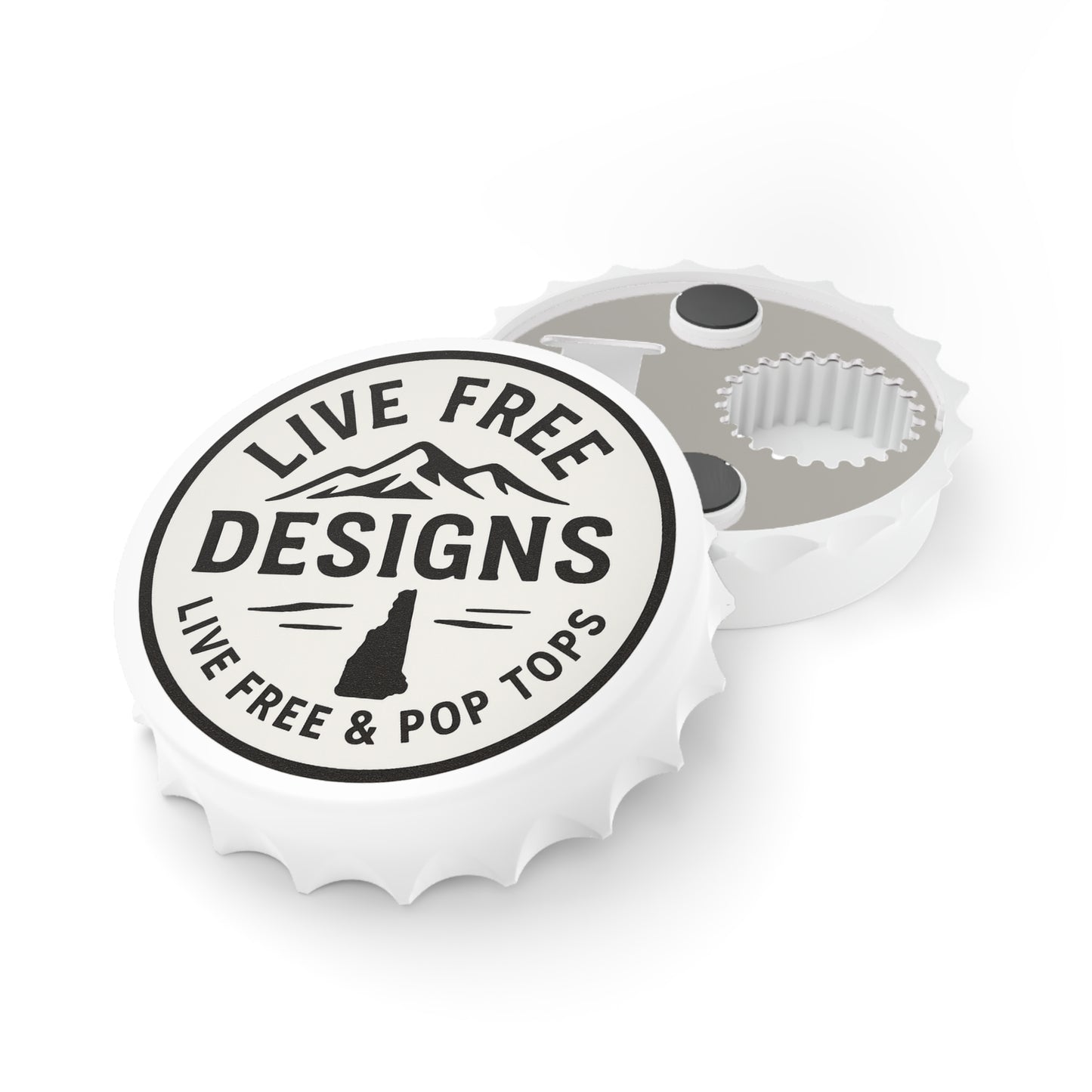 Mountain Live Free Bottle Opener | Unique Gift for Outdoor Lovers, Barware, Kitchen Decor, Camping Essential, Housewarming Gift