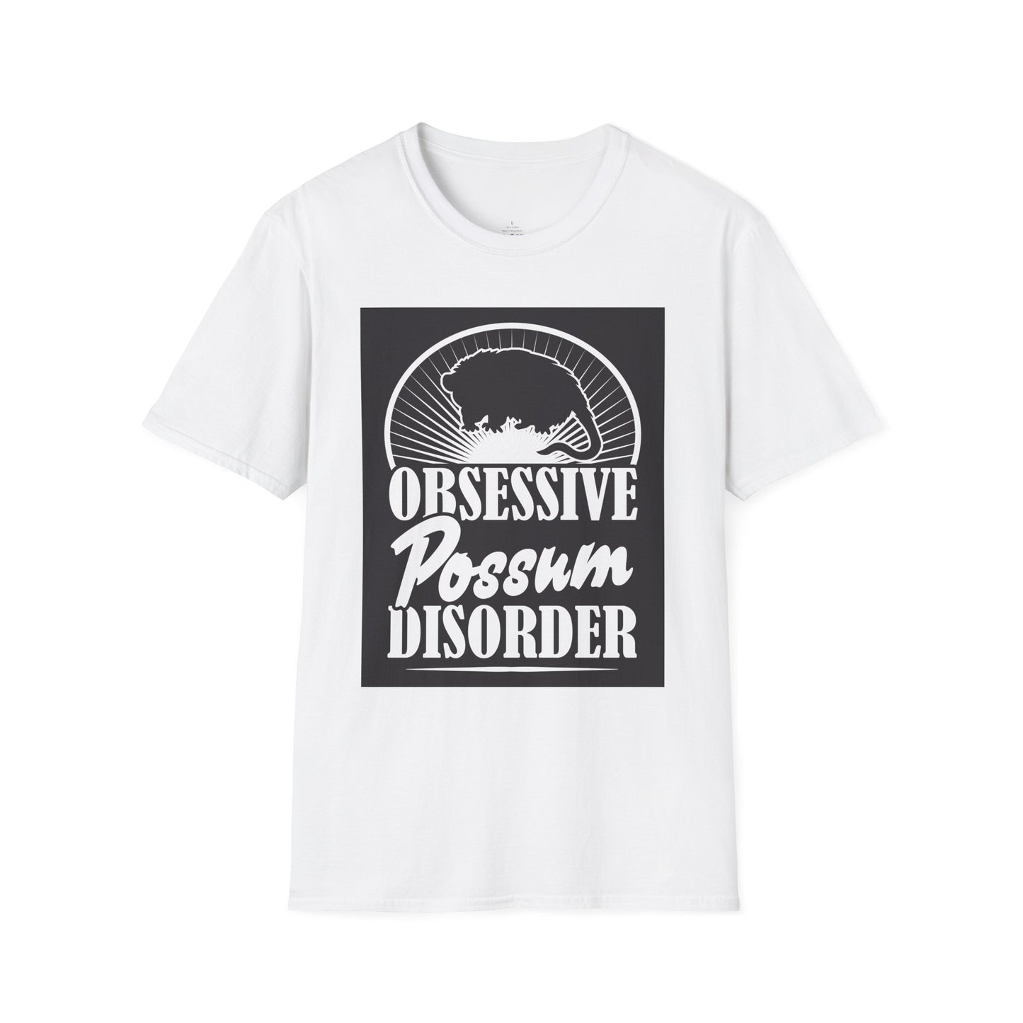 Obsessive Possum Disorder Unisex T-Shirt, Funny Animal Tee, Gift for Possum Lovers, Casual Wear, Unique T-Shirt