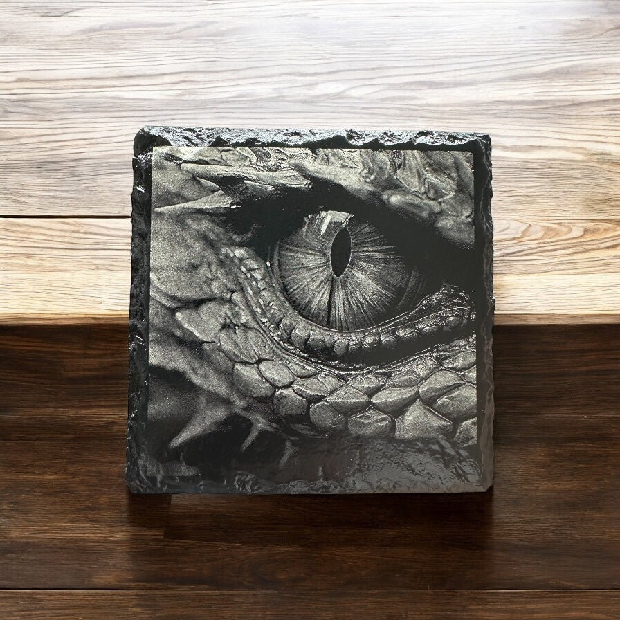 Custom Engraved 4” Slate Coasters – Set of 4