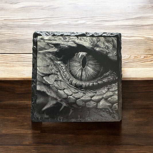 Custom Engraved 4” Slate Coasters – Set of 4